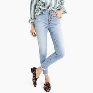 J crew button fly jeans